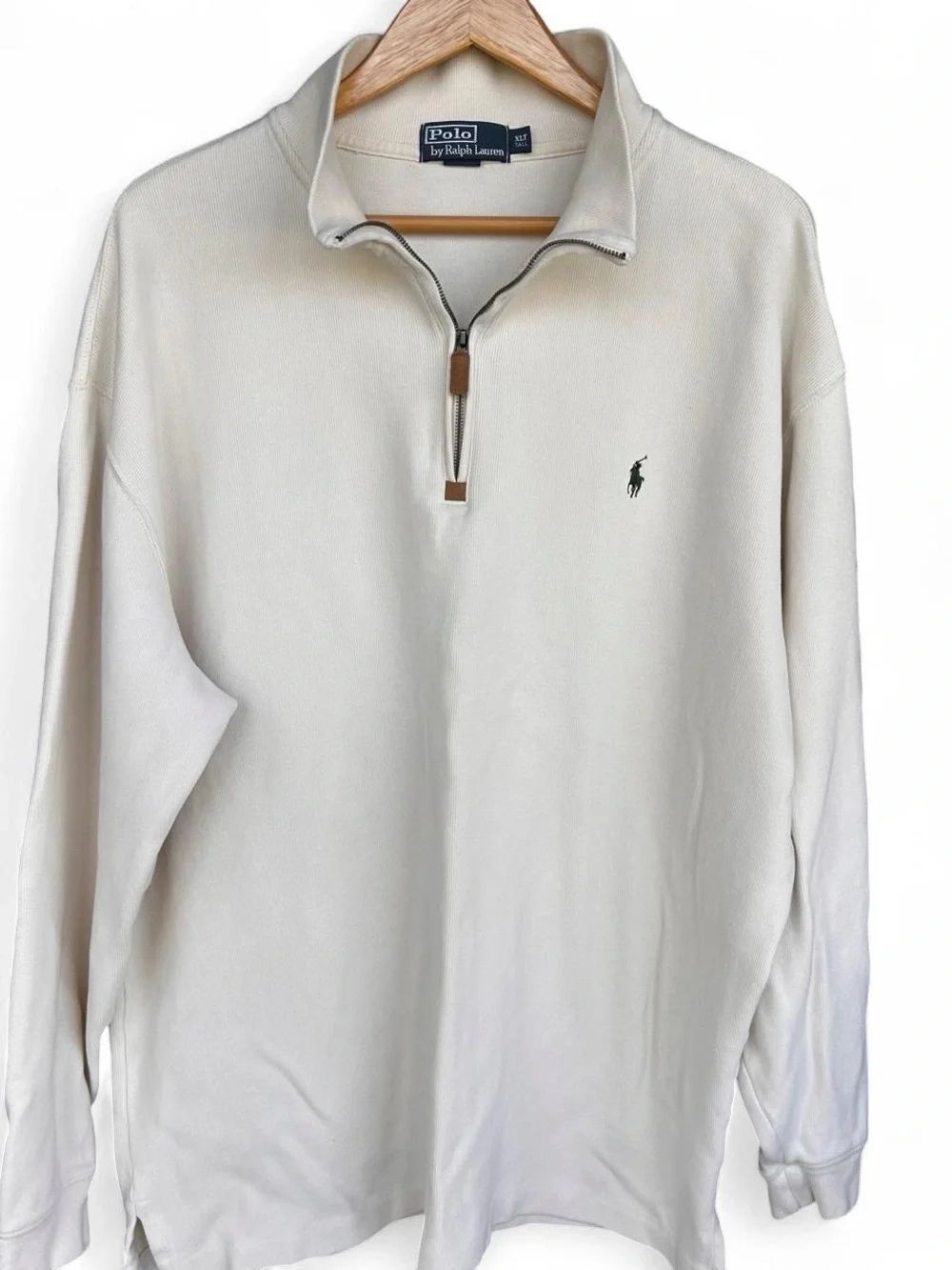 Men’s XLT Ralph Lauren Half-Zip Sweater with Green Pony